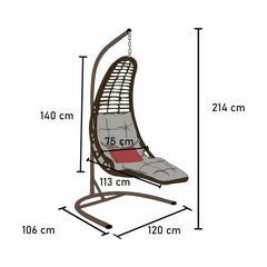 BALANSOAR DE GRADINA SIDE Maro, Gri, Alb