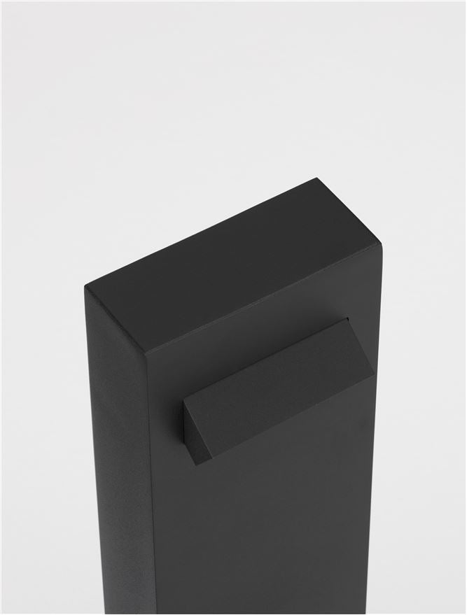 Salp de proiectie din aluminiu negru si acril anti orbire BRIGITTA