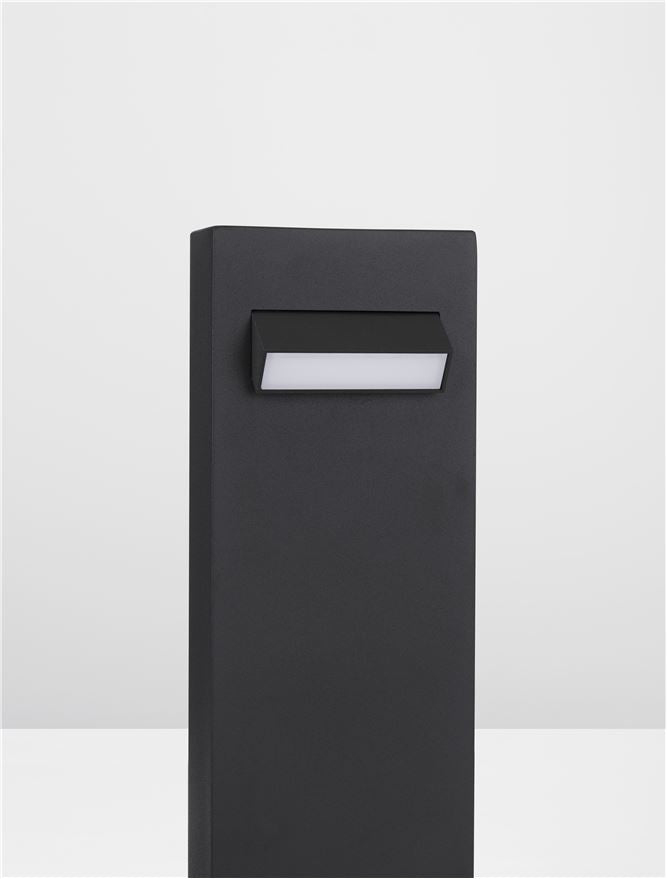 Salp de proiectie din aluminiu negru si acril anti orbire BRIGITTA