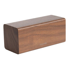 Ceas cu alarma TUBEcu termometru de camera Dark Wood l