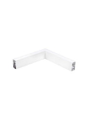 Profil linear colt pentru iluminat alb nisipiu din aluminiu DIDO