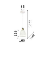 Lustra Lugano sp1 d16 White