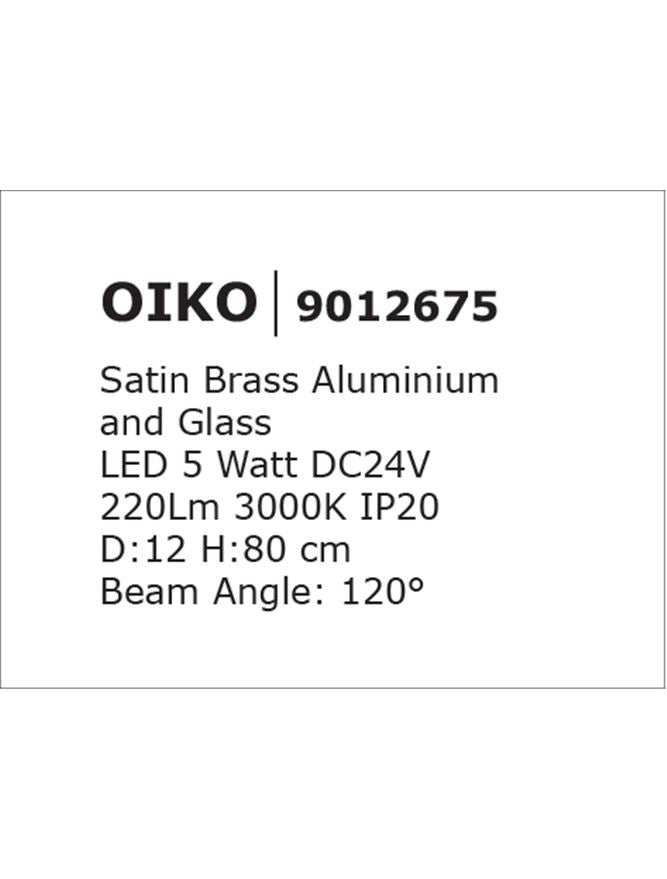 Lustra din sticla pentru profil magnetic OIKO