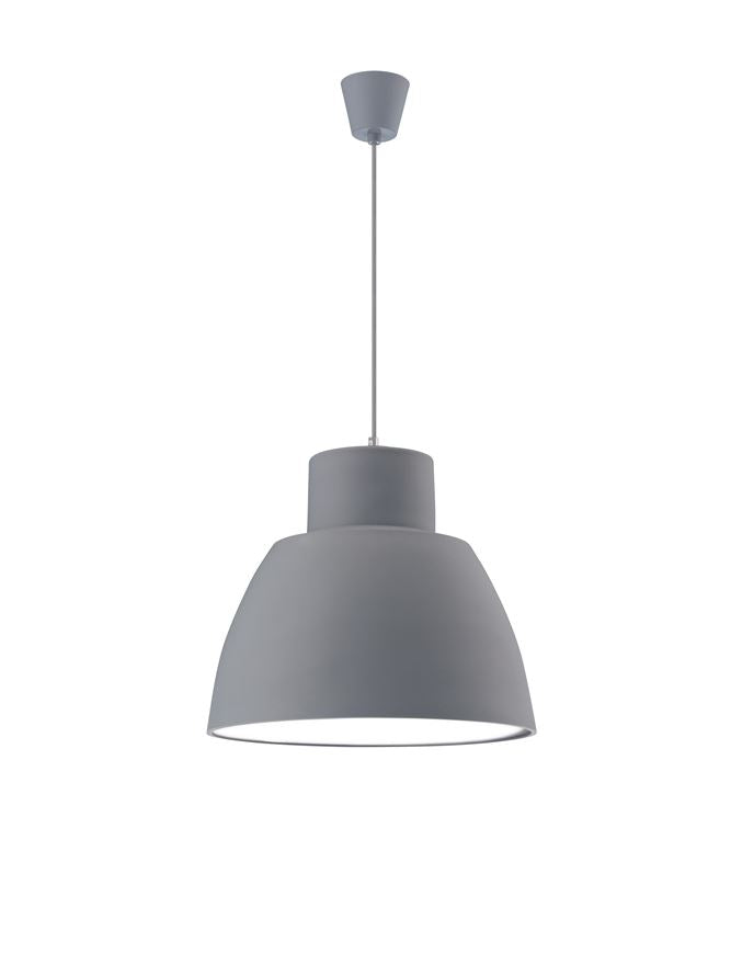 Lustra din silicon gri cu fir textil Vince